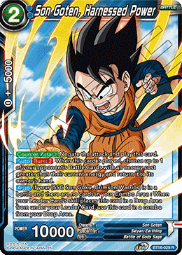 [BT16-029] Son Goten, Harnessed Power (Foil)