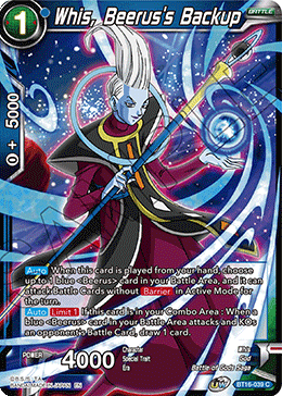 [BT16-039] Whis, Beerus's Backup