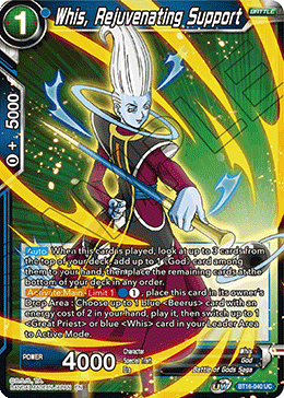 [BT16-040] Whis, Rejuvenating Support (Foil)