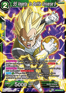 [BT16-053] SS Vegeta, to Battle Universe 6