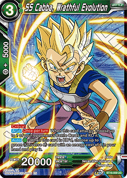 [BT16-059] SS Cabba, Wrathful Evolution