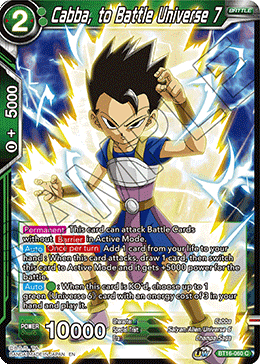 [BT16-060] Cabba, to Battle Universe 7 (Foil)