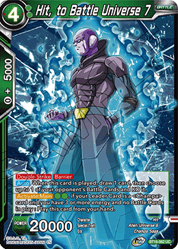 [BT16-062] Hit, to Battle Universe 7 (Foil)