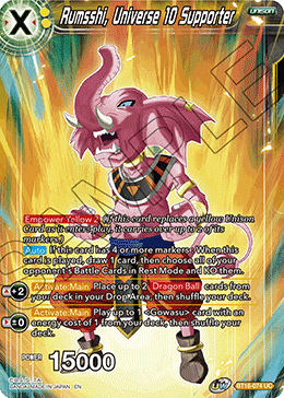 [BT16-074] Rumsshi, Universe 10 Supporter (Foil)