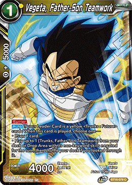 [BT16-079] Vegeta, Father Son Teamwork