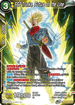 [BT16-081] SS2 Trunks, Future on the Line (Foil)