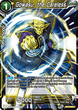 [BT16-086] Gowasu, the Careless (Foil)