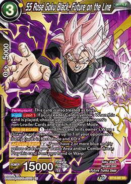 [BT16-087] SS Rose Goku Black, Future on the Line