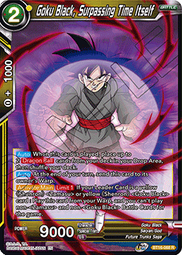 [BT16-088] Goku Black, Surpassing Time Itself (Foil)