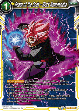 [BT16-092] Realm of the Gods   Black Kamehameha