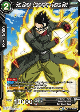 [BT16-103] Son Gohan, Challenging a Demon God (Foil)