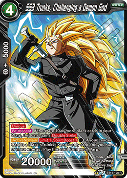 [BT16-108] SS3 Trunks, Challenging a Demon God (Foil)