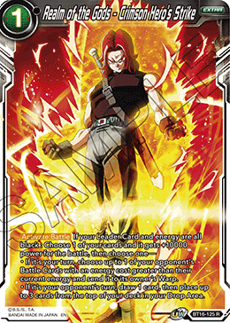 [BT16-125] Realm of the Gods - Crimson Hero's Strike (Foil)