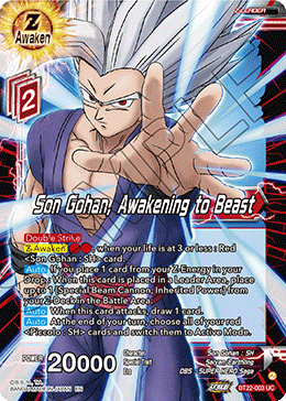 [BT22-003] Son Gohan, Awakening to Beast (Foil)