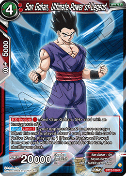 [BT22-010] Son Gohan, Ultimate Power of Legend (Foil)