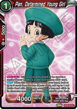 [BT22-014] Pan, Determined Young Girl (Foil)