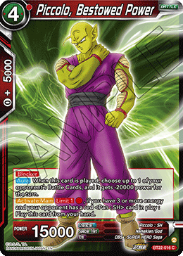 [BT22-016] Piccolo, Bestowed Power (Foil)