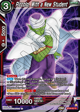 [BT22-017] Piccolo, With a New Student (Foil)