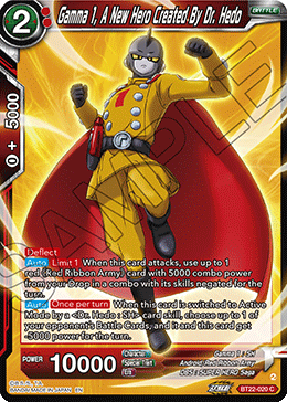 [BT22-020] Gamma 1, A New Hero Created By Dr. Hedo (Foil)