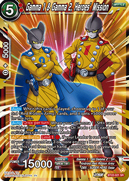 [BT22-021] Gamma 1 & Gamma 2, Heroes’ Mission