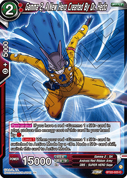 [BT22-023] Gamma 2, A New Hero Created By Dr. Hedo (Foil)