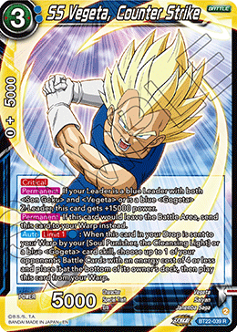 [BT22-039] SS Vegeta, Counter Strike (Foil)