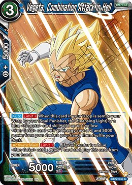 [BT22-040] Vegeta, Combination Attack in Hell (Foil)