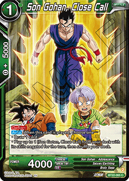 [BT22-065] Son Gohan, Close Call (Foil)