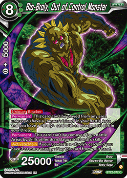 [BT22-072] Bio-Broly, Out of Control Monster (Foil)