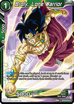 [BT22-073] Broly, Lone Warrior (Foil)