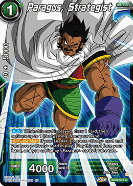 [BT22-075] Paragus, Strategist (Foil)