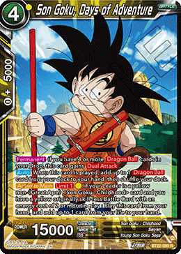 [BT22-089] Son Goku, Days of Adventure (Foil)