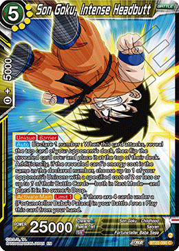 [BT22-090] Son Goku, Intense Headbutt (Foil)