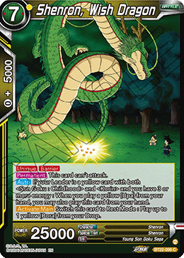 [BT22-098] Shenron, Wish Dragon (Foil)