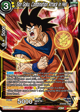 [BT22-108] Son Goku, Combination Attack in Hell (Foil)