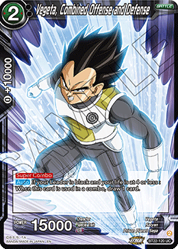 [BT22-120] Vegeta, Combined Offense and Defense (Foil)