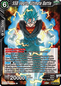 [BT22-121] SSB Vegito, Ultimate Battle (Foil)