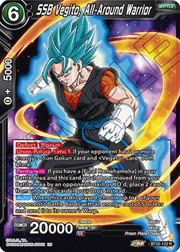 [BT22-122] SSB Vegito, All-Around Warrior (Foil)