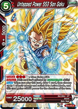 [BT4-004] Untapped Power SS3 Son Goku