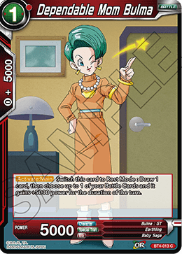 [BT4-013] Dependable Mom Bulma