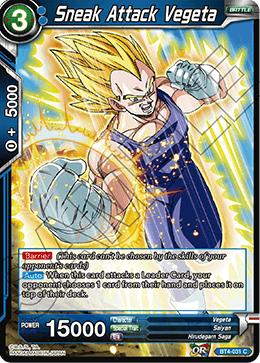 [BT4-031] Sneak Attack Vegeta