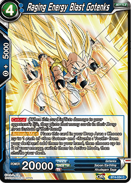 [BT4-034] Raging Energy Blast Gotenks