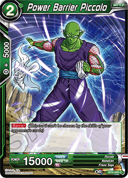 [BT4-050] Power Barrier Piccolo