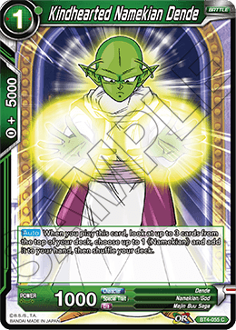 [BT4-055] Kindhearted Namekian Dende