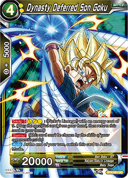 [BT4-081] Dynasty Deferred Son Goku