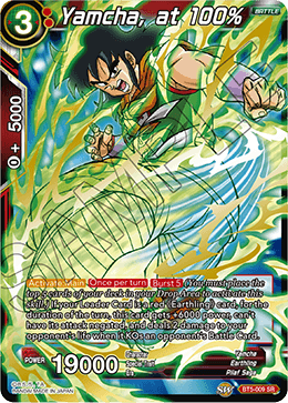 [BT5-009] Yamcha, at 100-Percent (SR)