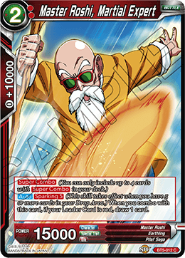 [BT5-012] Master Roshi, Martial Expert