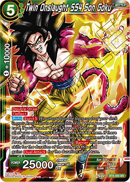 [BT5-055] Twin Onslaught SS4 Son Goku (SR)