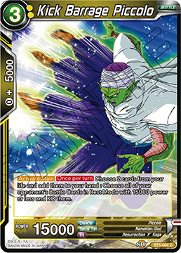 [BT5-084] Kick Barrage Piccolo (Foil)