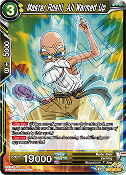 [BT5-087] Master Roshi, All Warmed Up